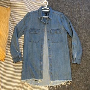 Forever21 longsleeve jeans dress